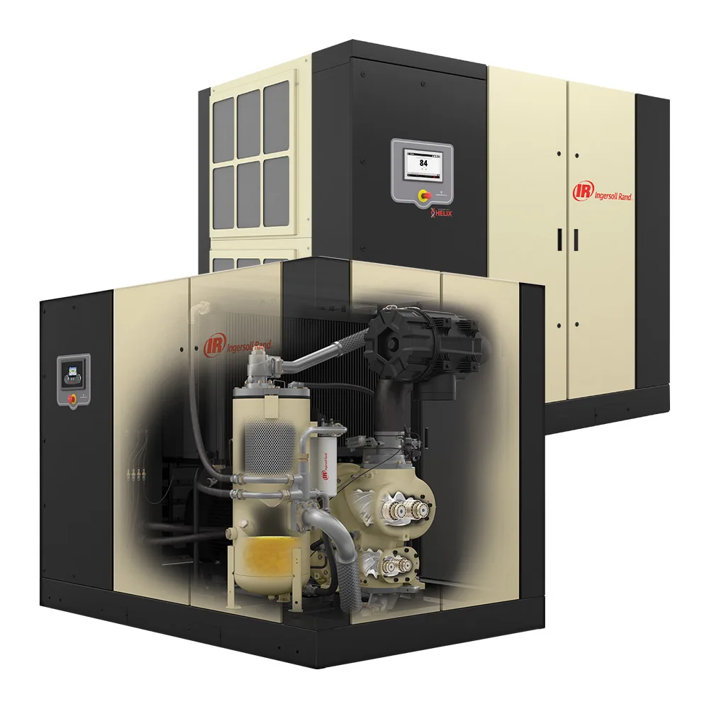 Ingersoll Rand lubricated rotary screw air compressors