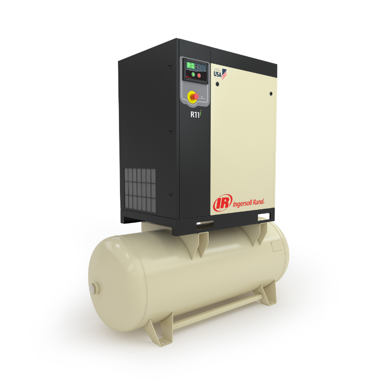 COMPRESOR ROTATIVO MODELO R5.5i, 110 PSI, 30.5 CFM,  1 FASE, 230 V, TAQUE 120 GAL.