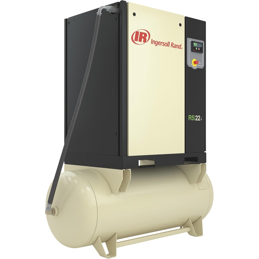 COMPRESOR ROTATIVO MODELO RS22i, 125PSI, TANQUE 240 GAL HORIZONTAL, 460V