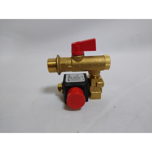 [23434830] VALVE SOLENOID DRAIN 1/2"BSPP IN 1/4" NPT OUT